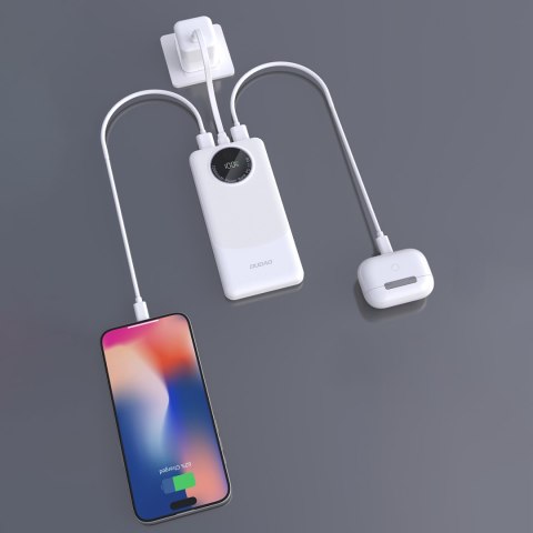 Powerbank K12 10000mAh USB-A USB-C PD22.5W - czarny Powerbank K12 10000mAh USB-A USB-C PD22.5W - czarny