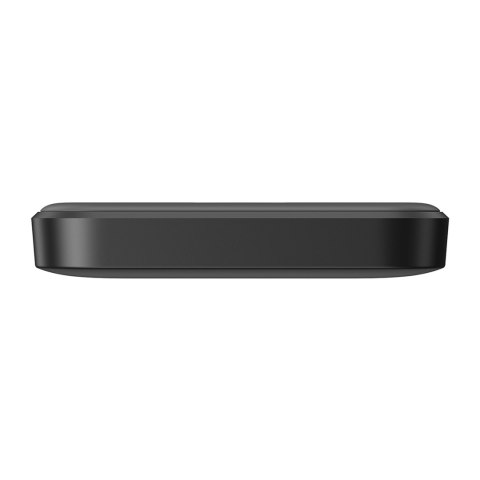 Powerbank indukcyjny 5000mAh USB-A USB-C 20W z kablem USB-C - czarny Powerbank indukcyjny 5000mAh USB-A USB-C 20W z kablem USB-C - czarny