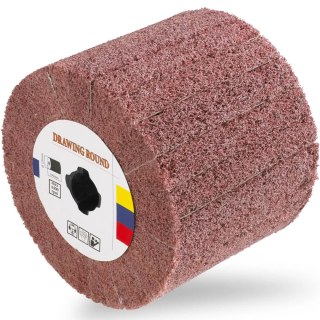 Wałek polerski szlifierski nylonowy 120 x 100 mm M19 ziarnistość 80