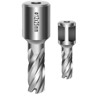 Wiertło rdzeniowe M2 do stali aluminium miedzi plastiku śr. 12 x 25 mm